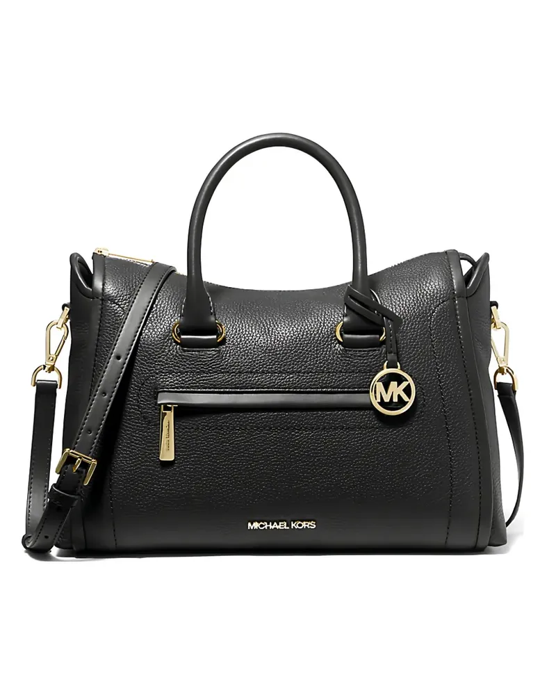 Michael Kors Carine Large leather satchel - Schwarz Schwarz