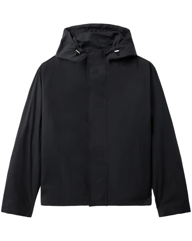 Jil Sander Jacke mit Kapuze - Schwarz Schwarz