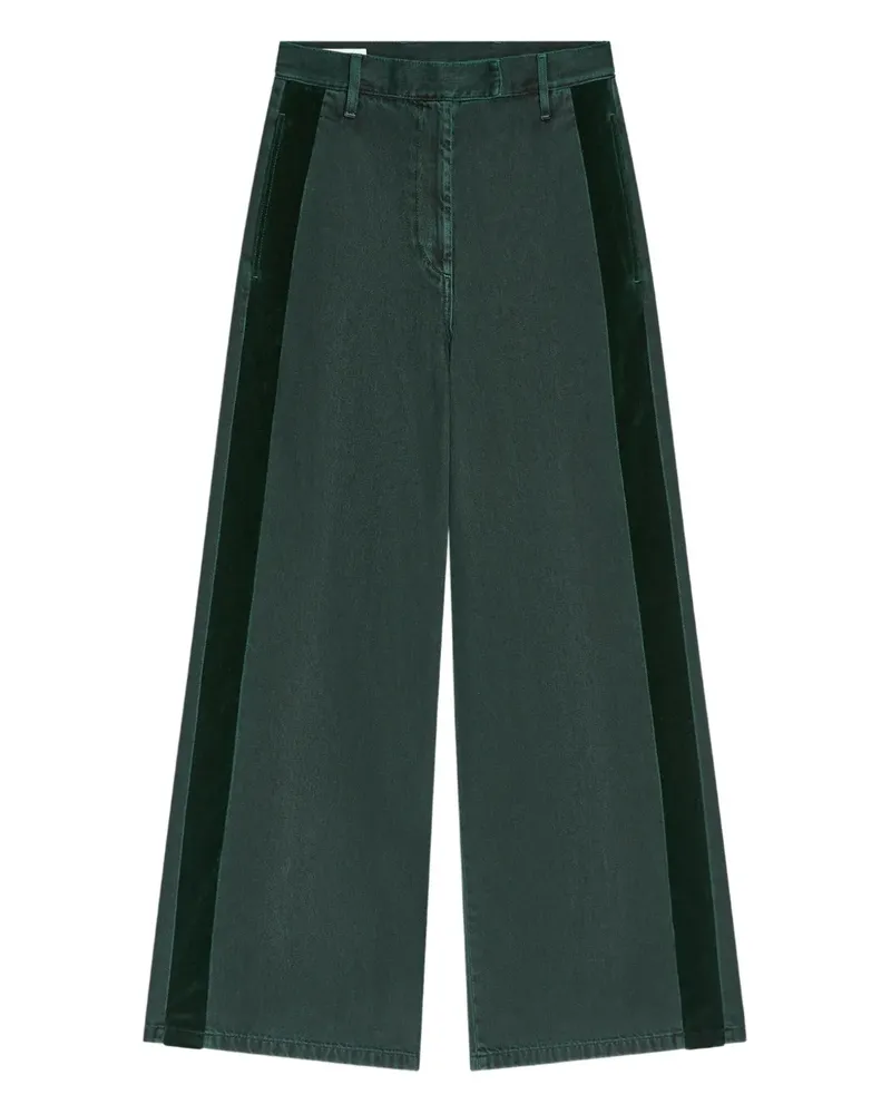 Dries van Noten Jeans mit Streifen - Grün Grün
