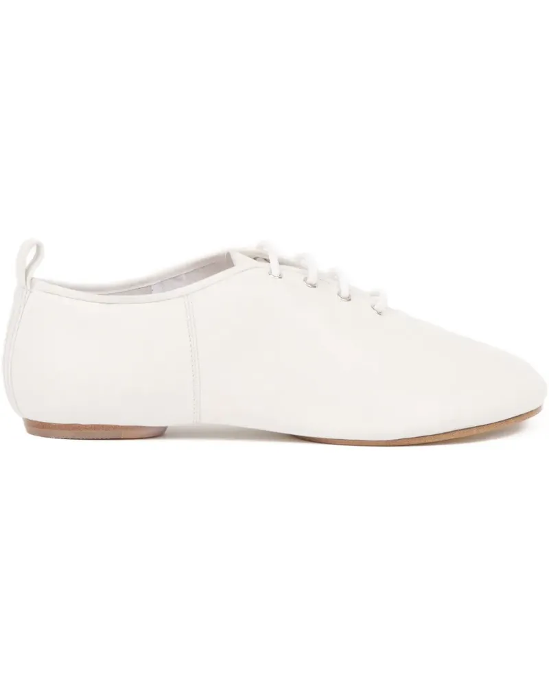 Maison Margiela Derby-Schuhe aus Leder - Weiß Weiß