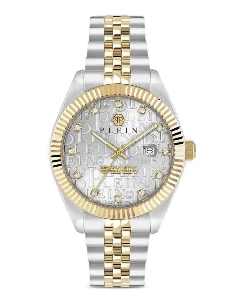 Philipp Plein Date Superlative 41mm watch - Silber Silber