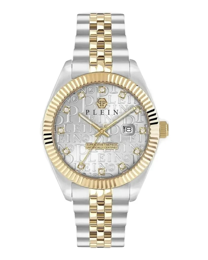 Philipp Plein Date Superlative 41mm watch - Silber Silber