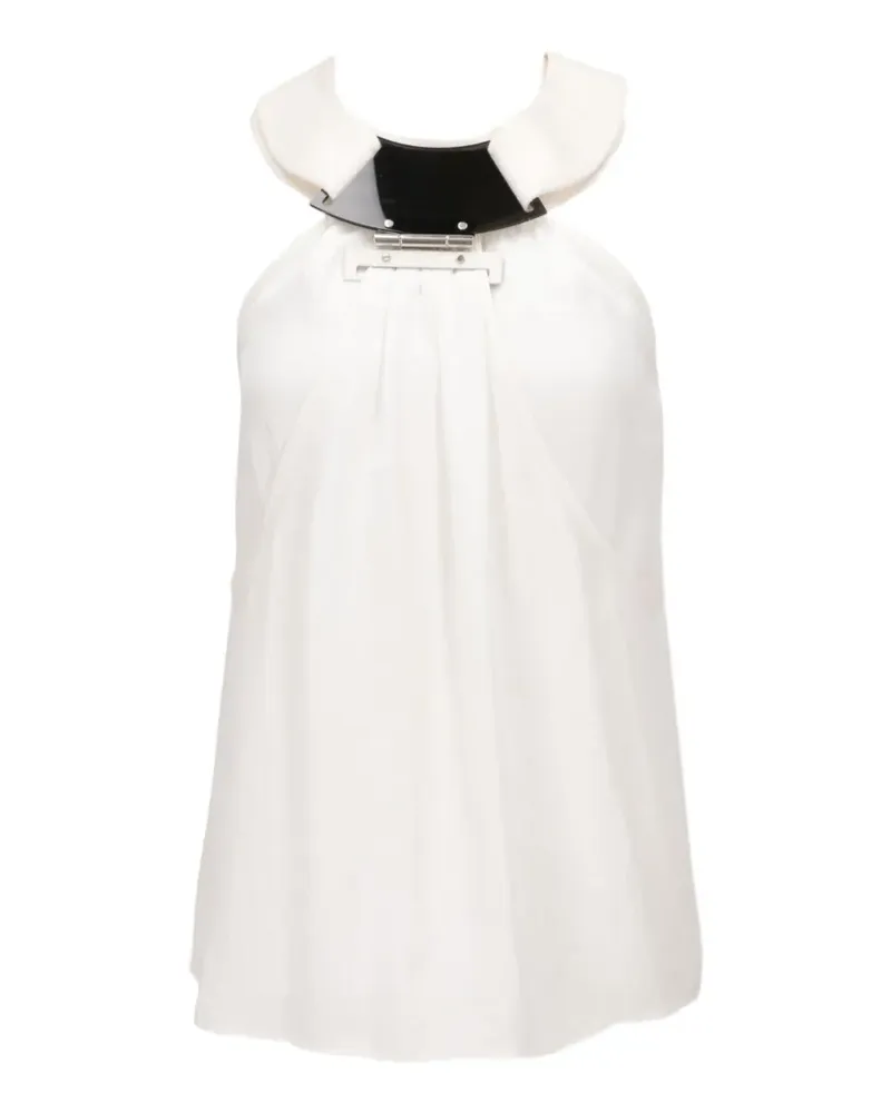Tom Ford hardware-detail halterneck blouse - Weiß Weiß