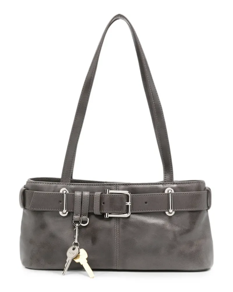 OSOI buckle-detail leather tote bag - Grau Grau
