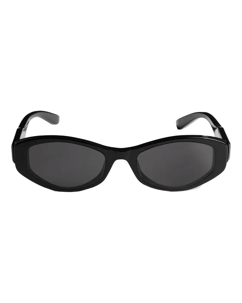 Balenciaga Nova oval sunglasses - Schwarz Schwarz