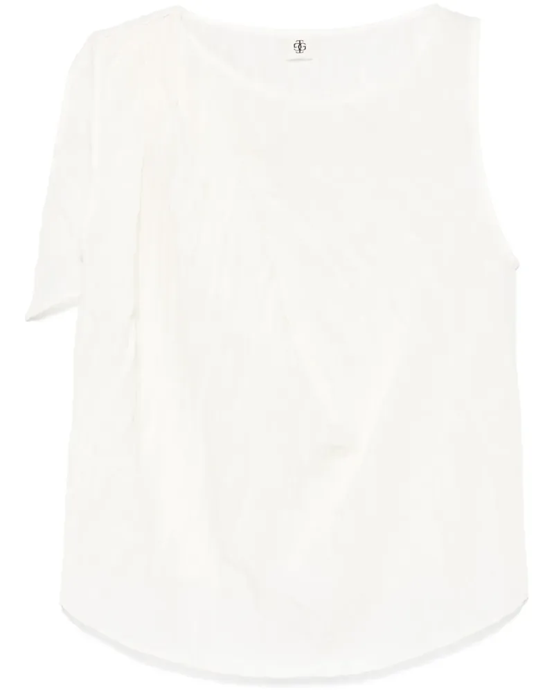 The Garment Semi-transparentes Oberteil - Weiß Weiß