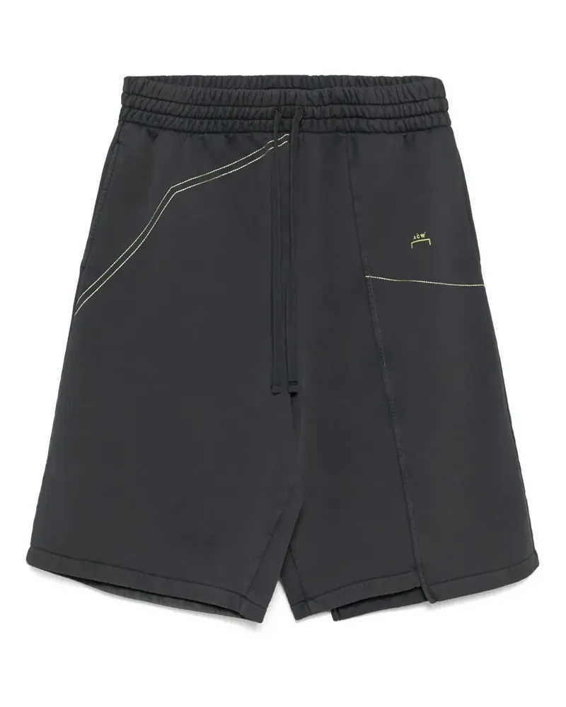 ACW* Shorts mit Logo-Print - Grau Grau