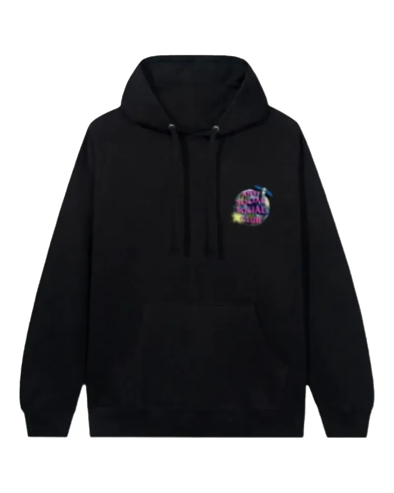 Anti Social Social Club Worldwide Hoodie - Schwarz Schwarz