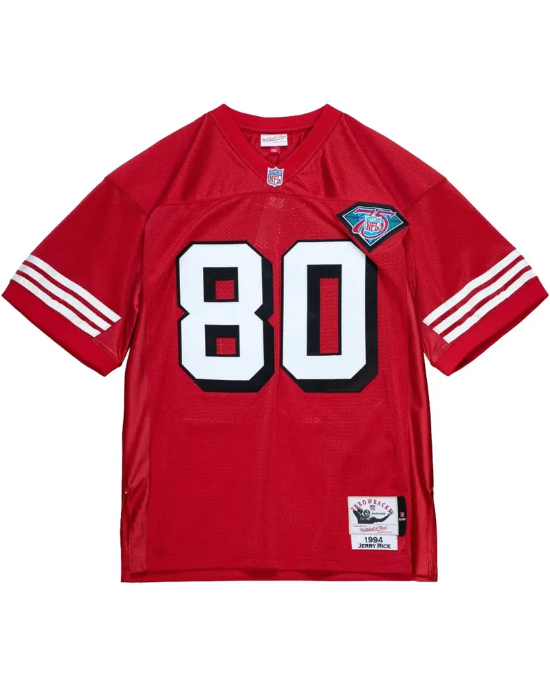 Mitchell & Ness NFL Dark "San Francisco 49ers 1994 Jerry Rice" Trikot - Rot Rot