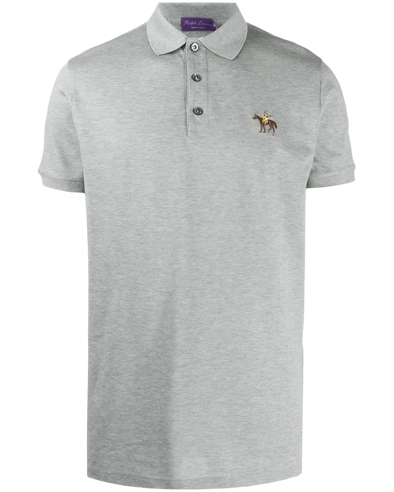 Ralph Lauren Poloshirt mit Stickerei - Grau Grau
