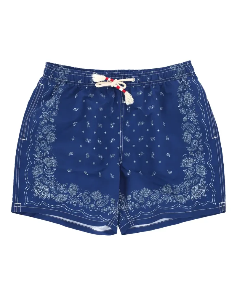 MC2 Saint Barth Gustavia paisley-print swim shorts - Blau Blau