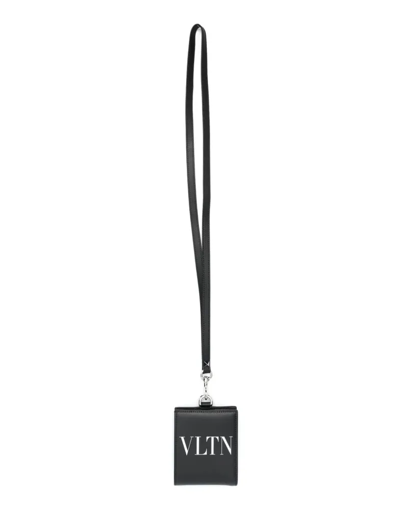 Valentino Garavani VLTN Portemonnaie - Schwarz Schwarz