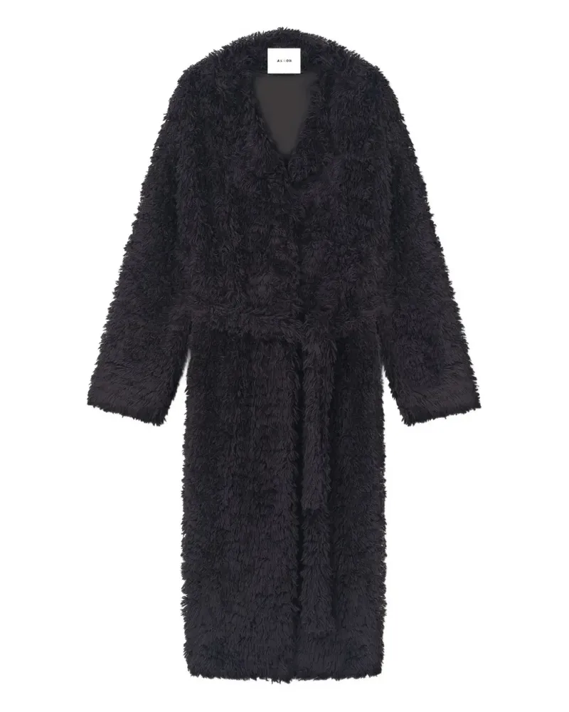 AERON Letty Mantel mit Faux Fur - Braun Braun