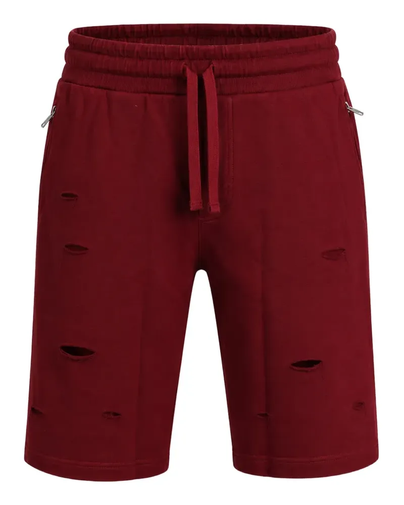 Dolce & Gabbana Rip Style Bermudas - Rot Rot