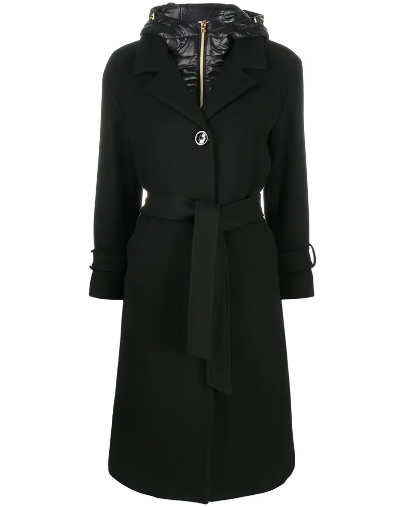 Herno Mittellanger Daunenmantel - Schwarz Schwarz