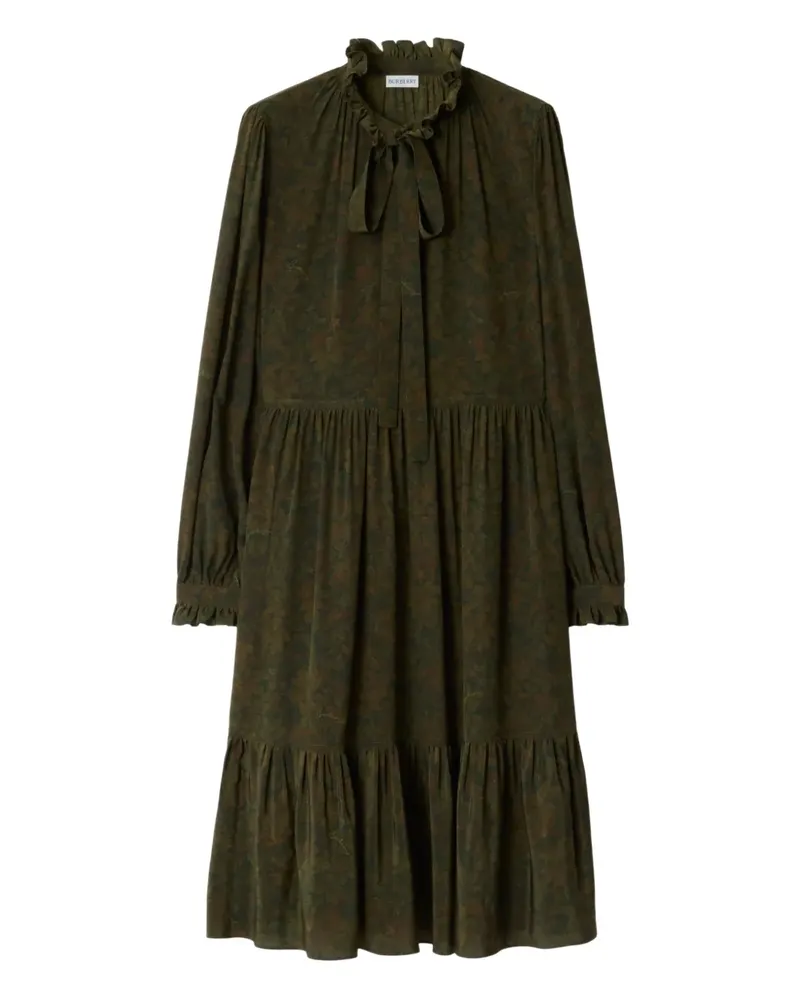 Burberry Kleid mit Print - Grün Grün