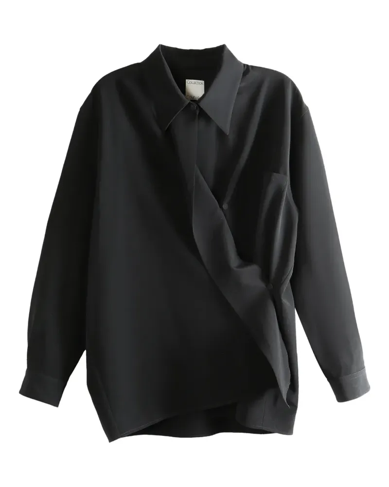 Calvin Klein pocket draped shirt - Schwarz Schwarz
