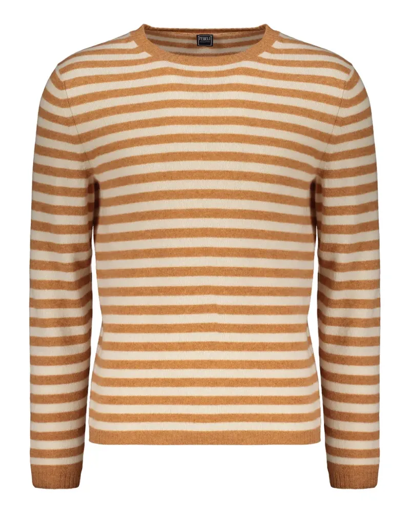 Fedeli striped cashmere sweater - Nude Nude