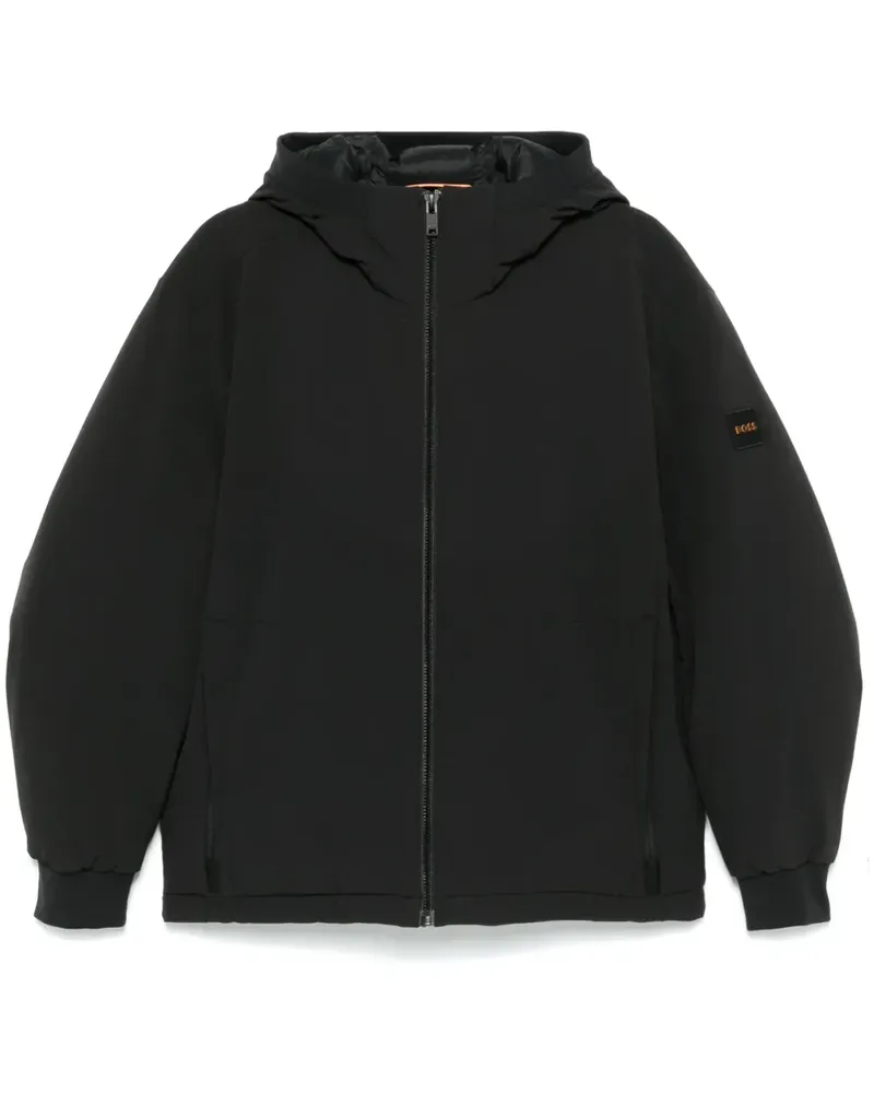 HUGO BOSS Gefütterte Kapuzenjacke - Schwarz Schwarz
