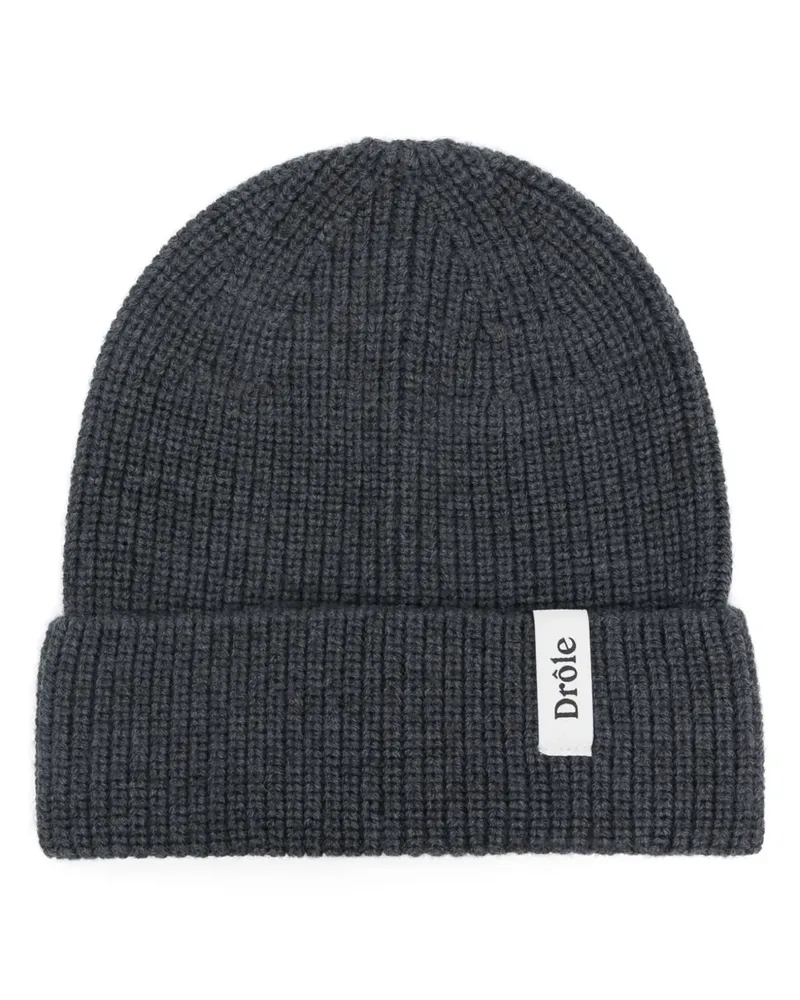 Drôle de Monsieur Le Bonnet Drôle Beanie - Grau Grau