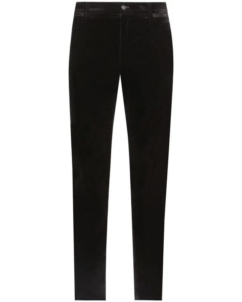 Dolce & Gabbana Hose mit geradem Bein - Schwarz Schwarz