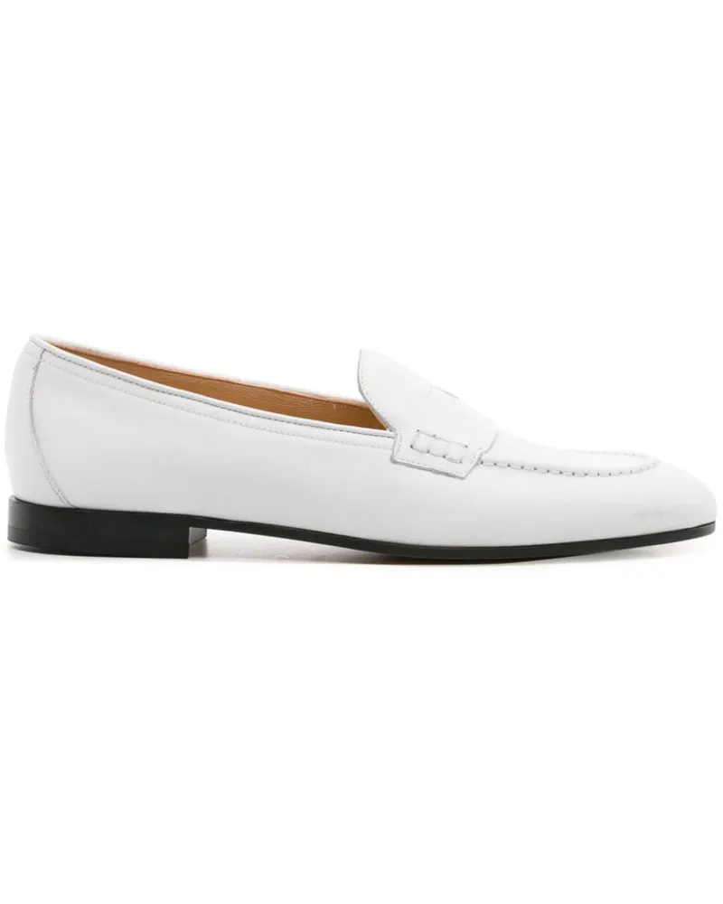 Doucal´s Penny-Loafer aus Leder - Weiß Weiß