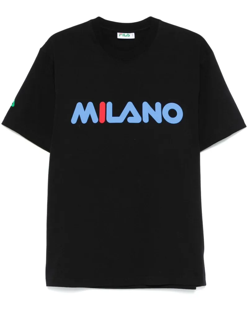 Fila Milano' T-Shirt - Schwarz Schwarz