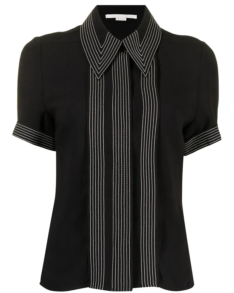 Stella McCartney Rose Oberteil - Schwarz Schwarz