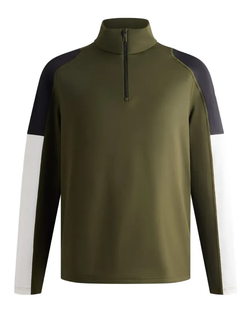 FUSALP Pravio Pullover mit kurzem Reißverschluss - Grün Grün