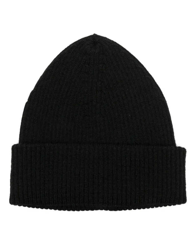Our Legacy ribbed beanie - Schwarz Schwarz