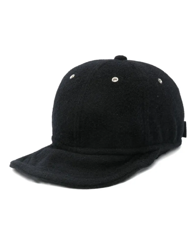Camiel Fortgens Baseballkappe mit Ösendetail - Schwarz Schwarz