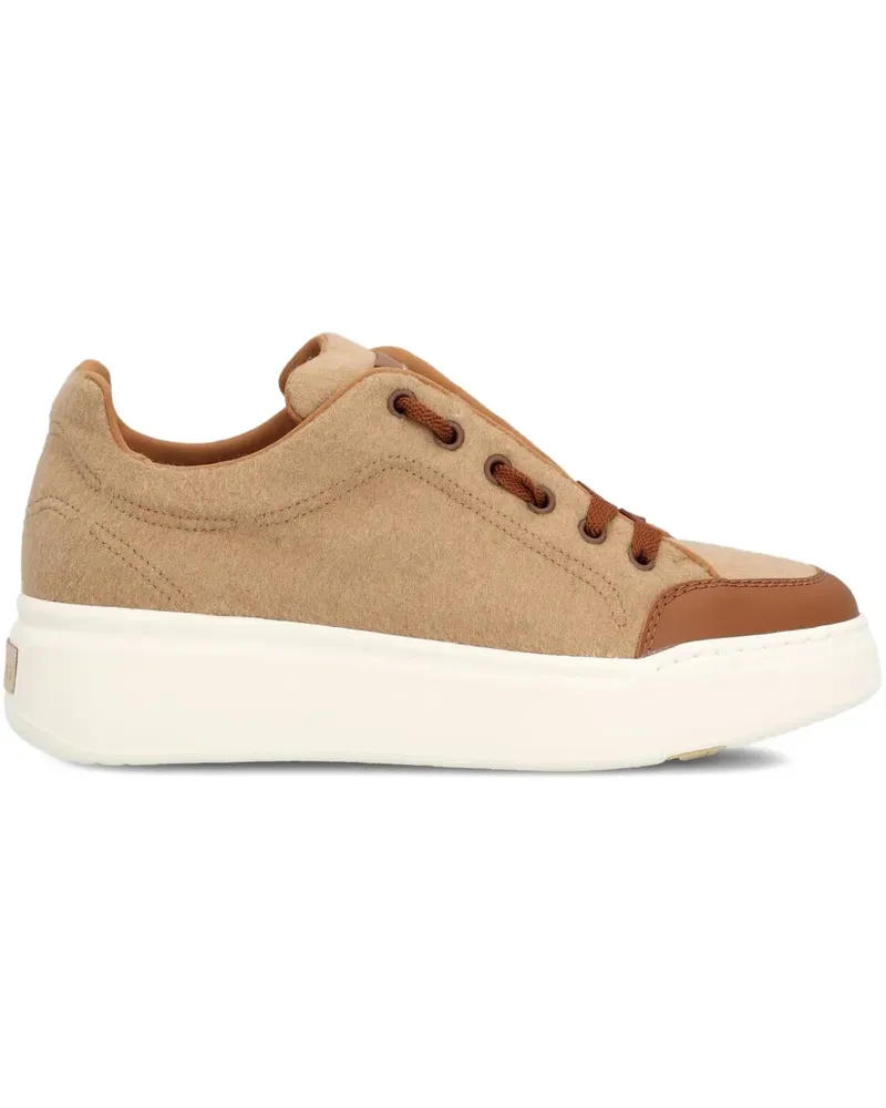 Max Mara Wasserabweisende Sneakers aus Kaschmir - Braun Braun