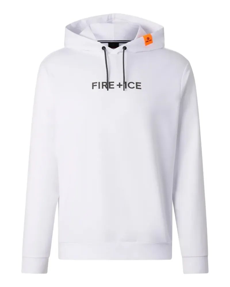 Bogner Fire & Ice Cadell Hoodie mit Logo-Print - Weiß Weiß