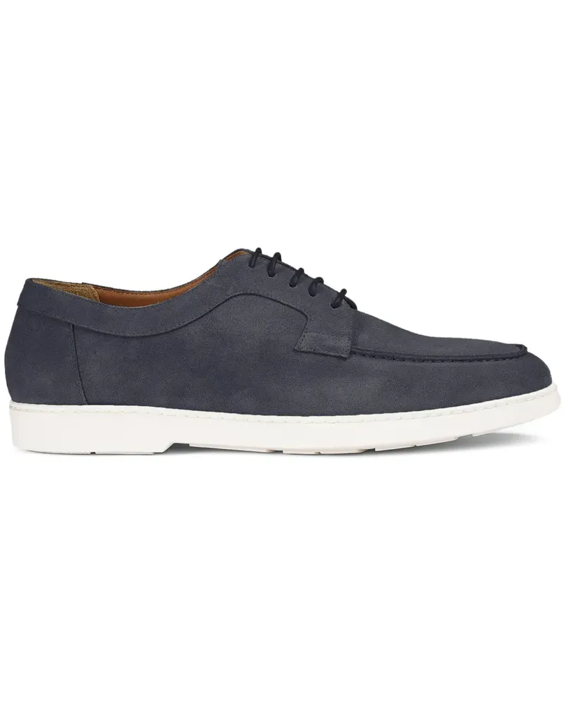 Doucal´s Schnürschuhe aus Wildleder - Blau Blau
