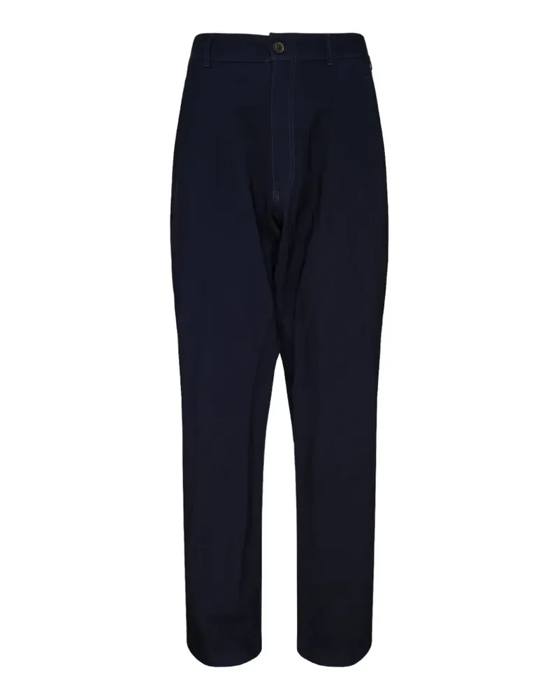 Comme des Garçons Gerade Hose mit Gürtelschlaufen - Blau Blau