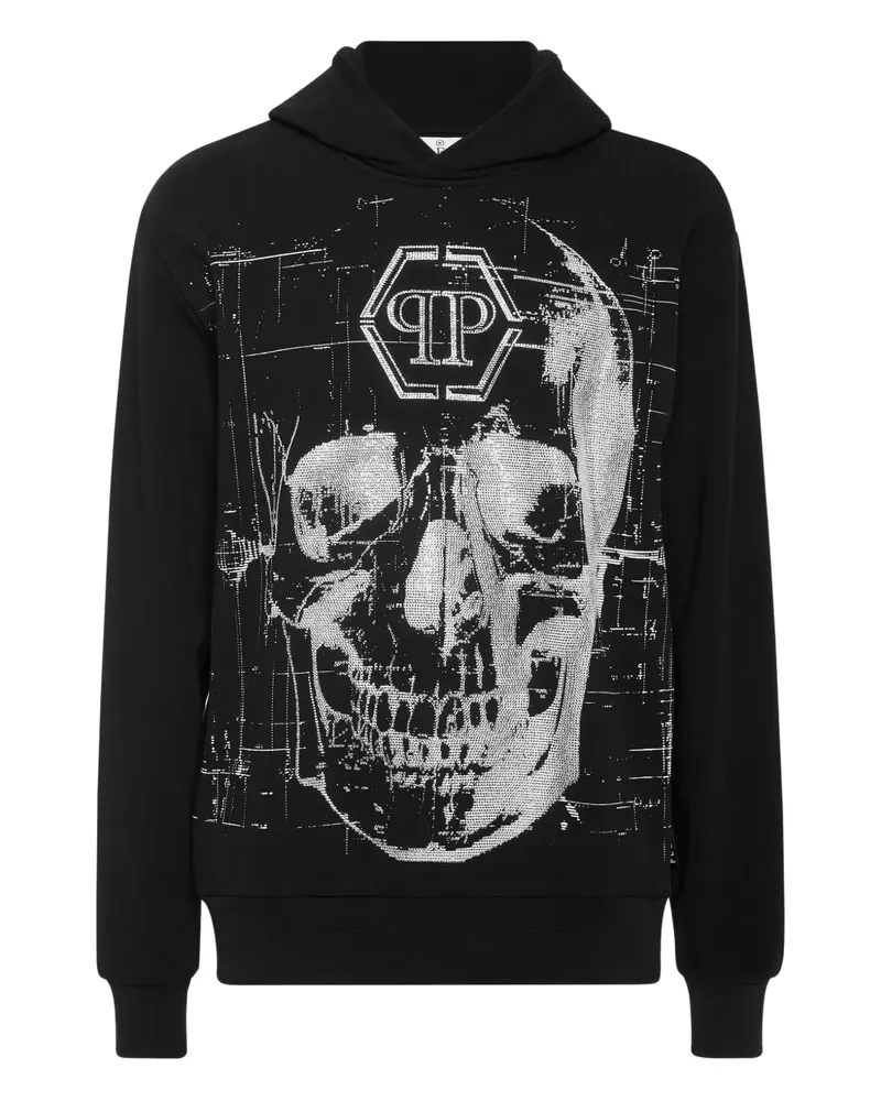 Philipp Plein Klassischer Hoodie - Schwarz Schwarz
