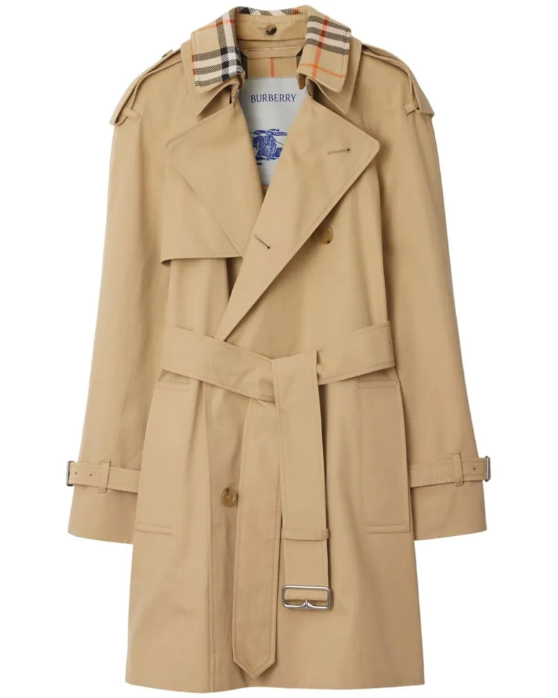 Burberry Trenchcoat mit Vintage-Check - Nude Nude