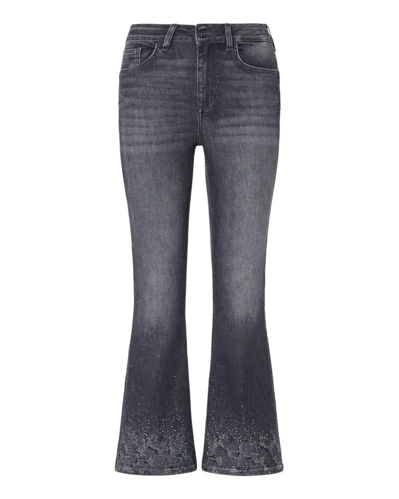 Liu Jo bootcut jeans with rhinestones - Grau Grau