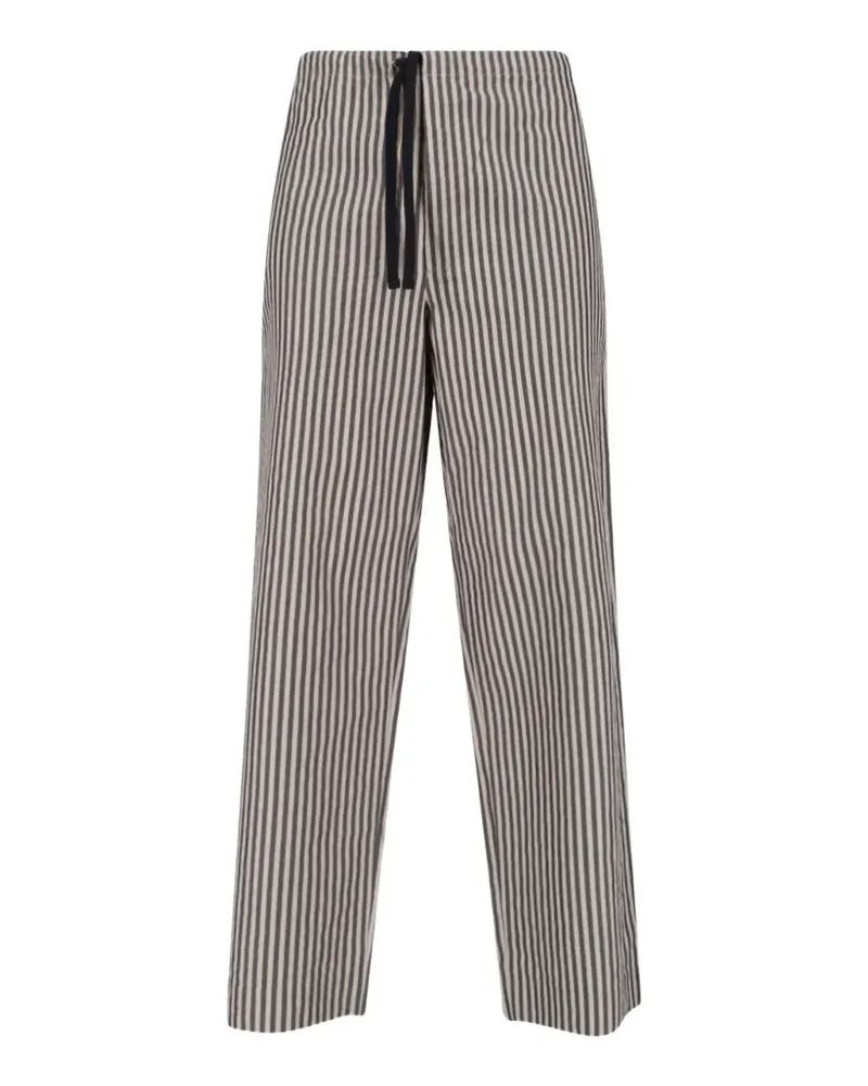 Kaptain Sunshine striped drawstring trousers - Nude Nude