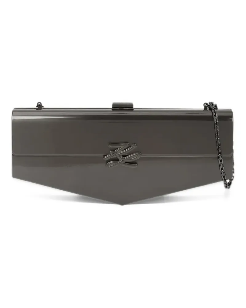 Karl Lagerfeld KL Studio Autograph Clutch - Grau Grau