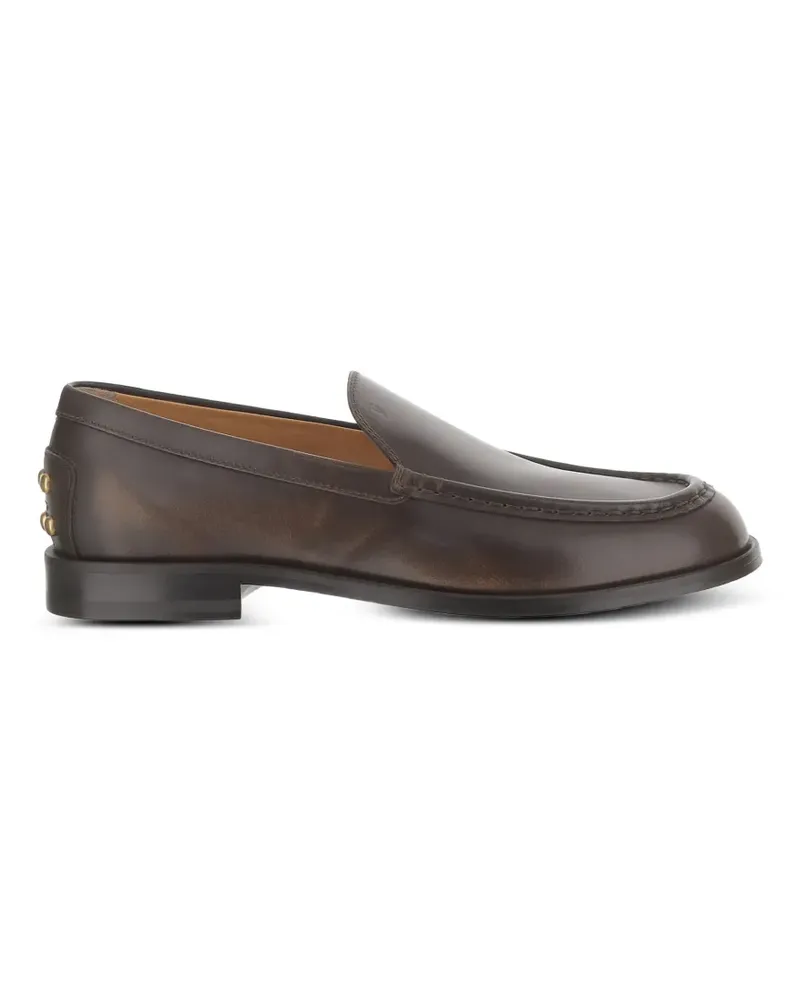 TOD'S stud-details loafers - Braun Braun