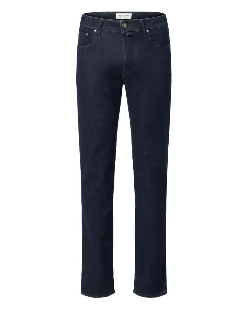 Jacob Cohën Jeans mit Logo-Patch - Blau Blau