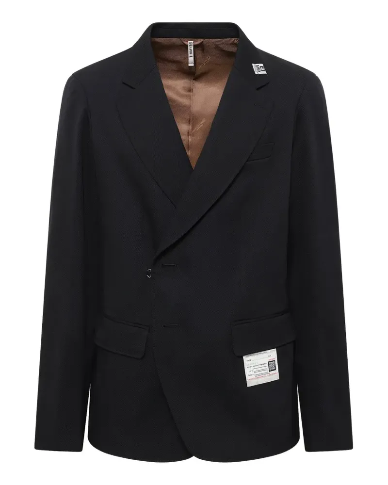 MIHARAYASUHIRO switch front tailored jacket - Schwarz Schwarz