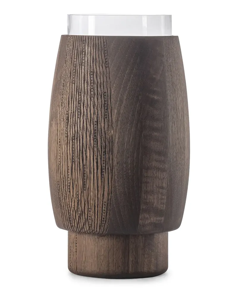 Zanat Vaza hand-grooved vase - Braun Braun