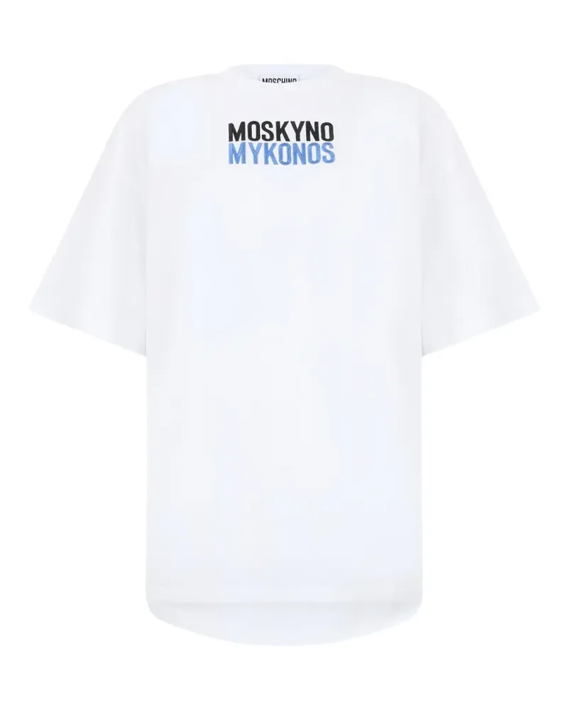 Moschino graphic-print T-shirt - Weiß Weiß