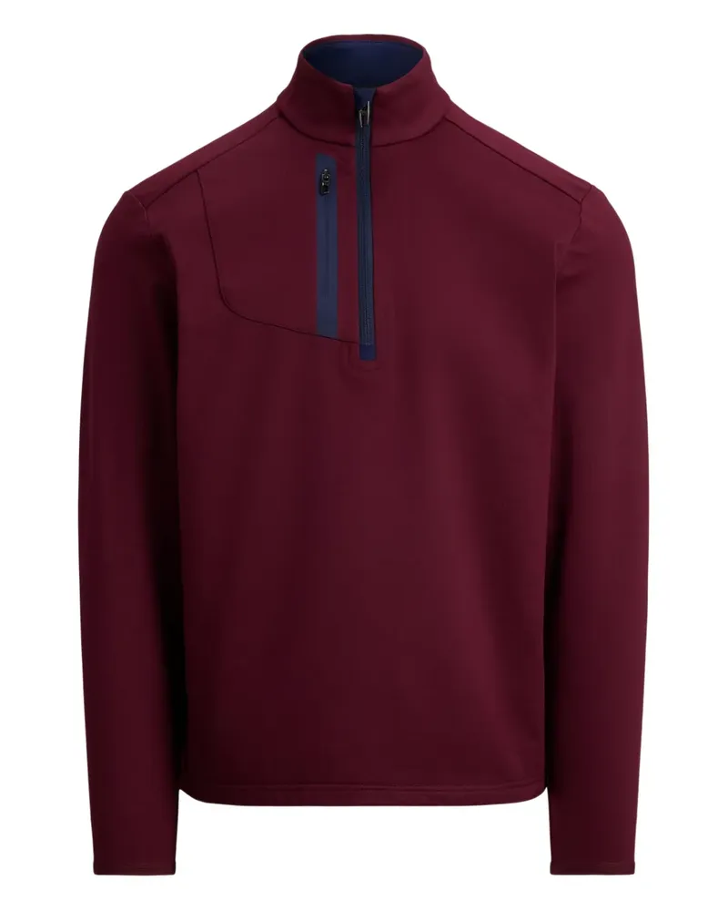 Ralph Lauren Sweatshirt mit Reißverschlusstasche - Rot Rot
