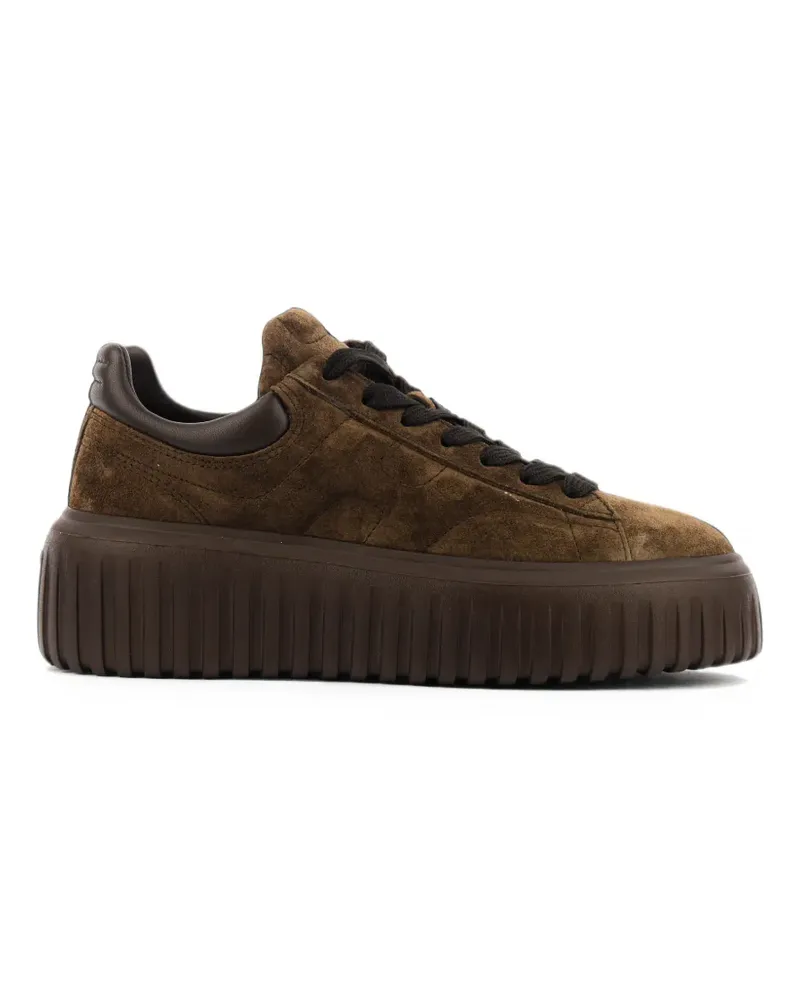 Hogan H-Stripes Sneakers - Braun Braun
