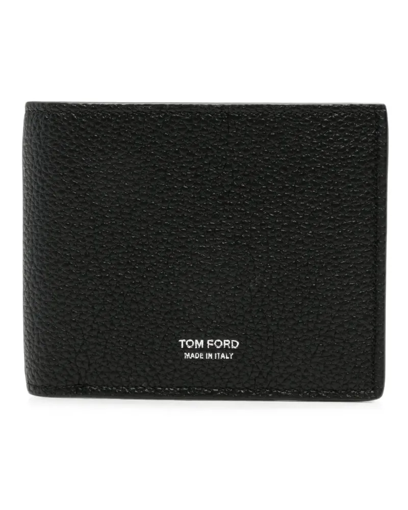 Tom Ford Portemonnaie aus gekörntem Leder - Schwarz Schwarz