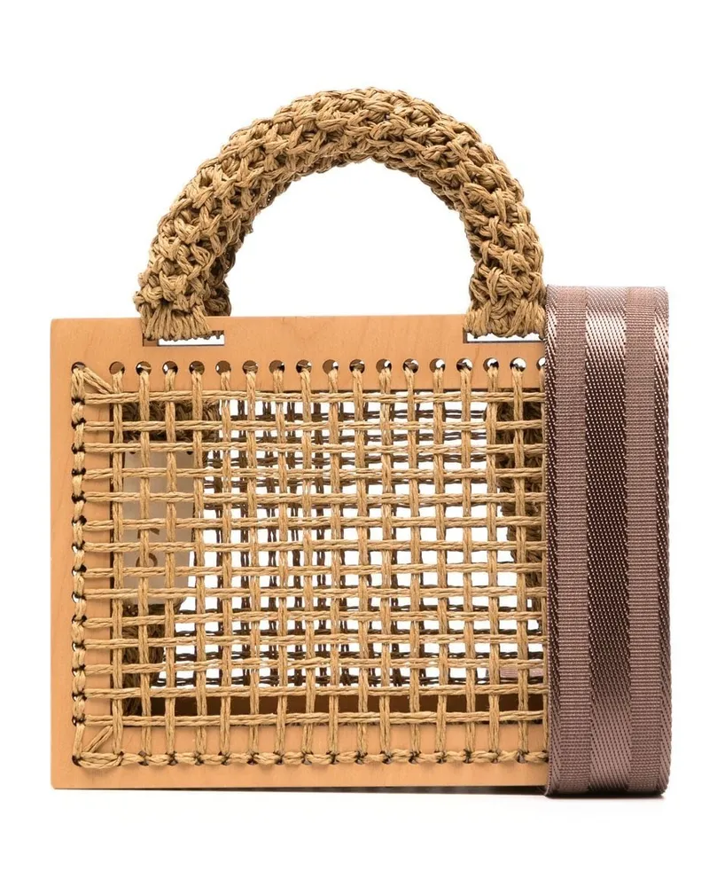 0711 Kleine St. Barts Handtasche - Braun Braun