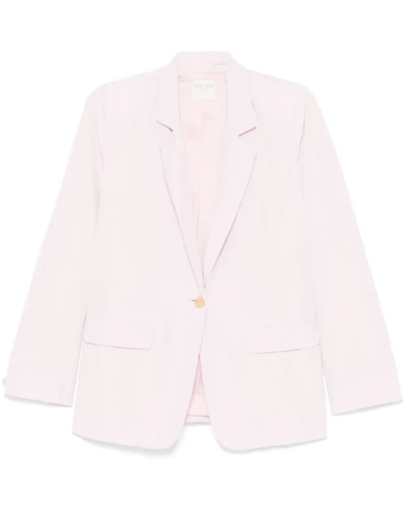forte_forte Blazer mit fallendem Revers - Rosa Rosa